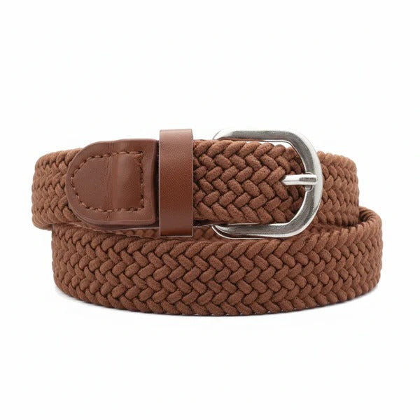 Premium Elastic Braided Stretch Belt for Men | Comfort Casual Belt – Strapletic