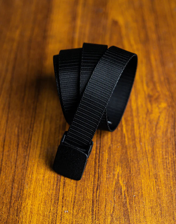 Kids Black Nylon Belt | Adjustable Children's Belt for Boys – Strapletic