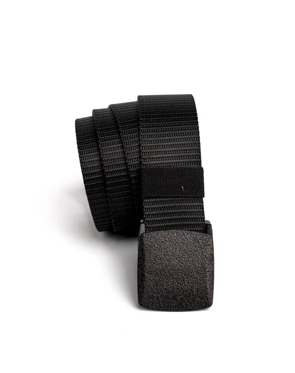 Black Nylon Belt for Men | Autolock Casual Belt for Jeans – Strapletic