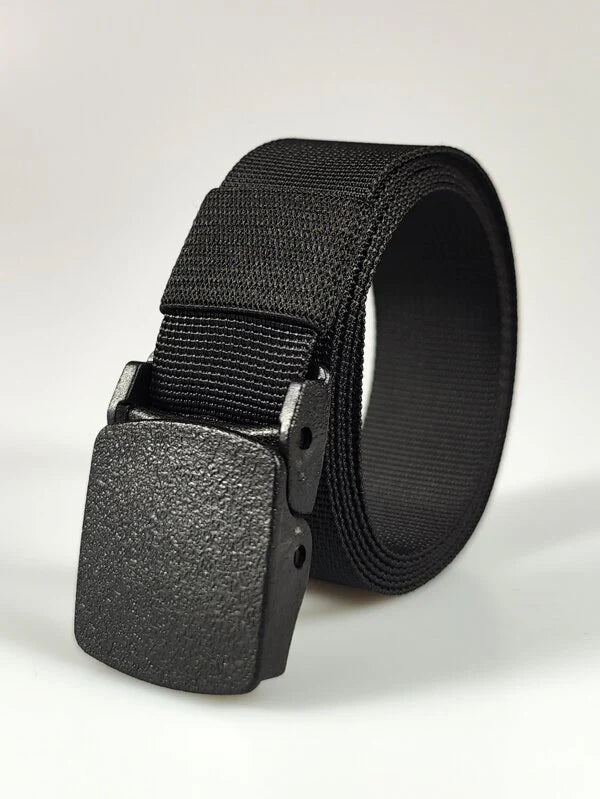 Kids Black Nylon Belt | Adjustable Children's Belt for Boys – Strapletic