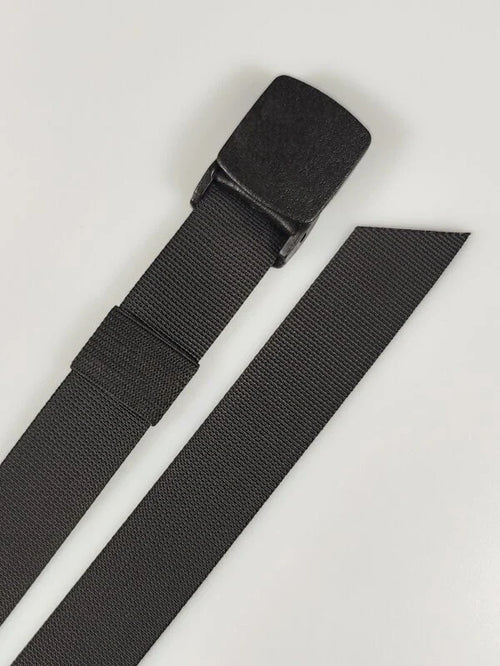 Black Nylon Belt for Men | Autolock Casual Belt for Jeans – Strapletic