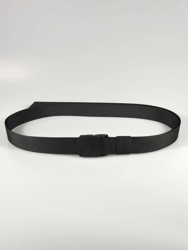 Black Nylon Belt for Men | Autolock Casual Belt for Jeans – Strapletic