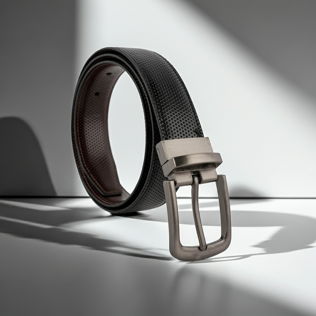 2-in-1 Reversible Leather Belt for Men | Brown & Black Formal Belt – Strapletic