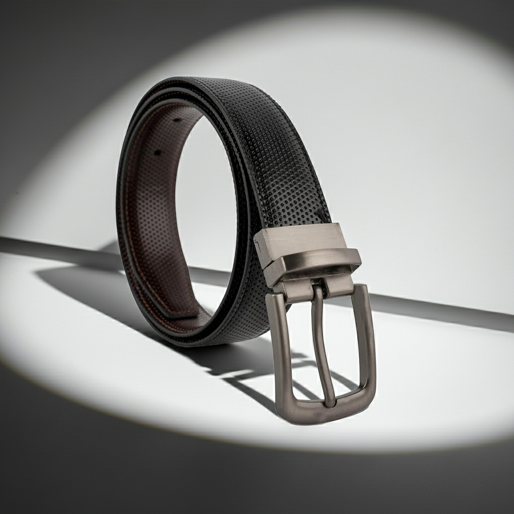 2-in-1 Reversible Leather Belt for Men | Brown & Black Formal Belt – Strapletic