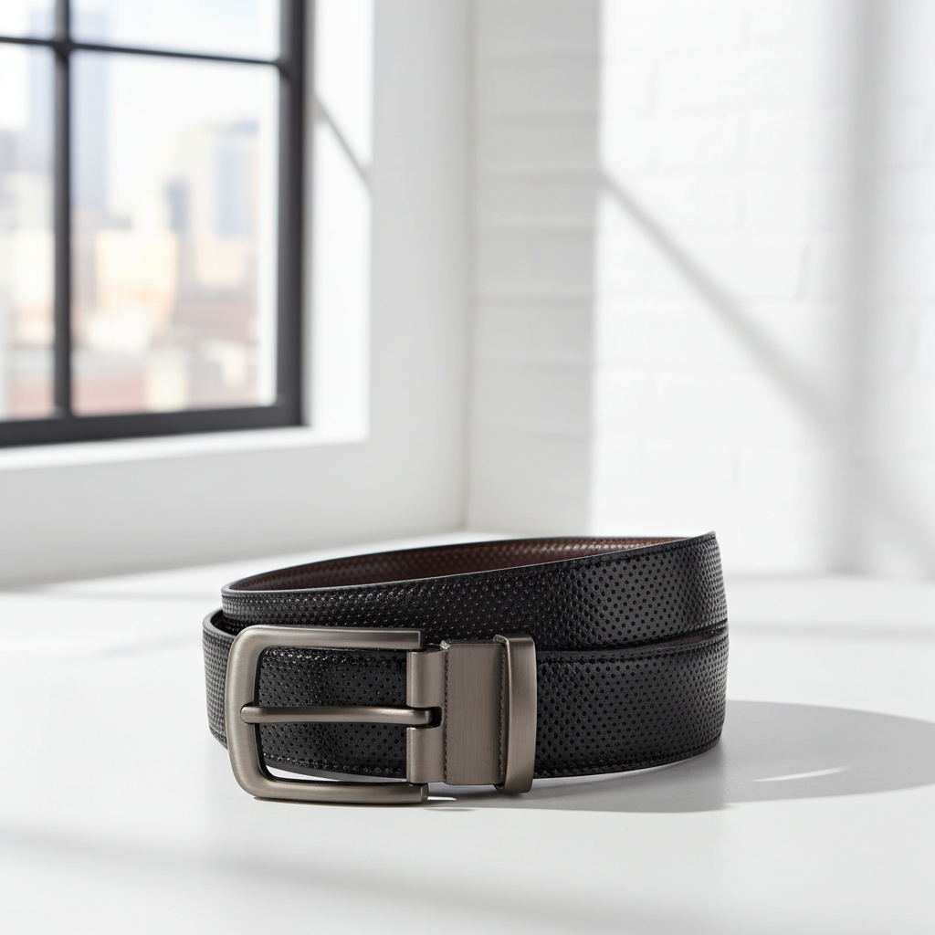 2-in-1 Reversible Leather Belt for Men | Brown & Black Formal Belt – Strapletic