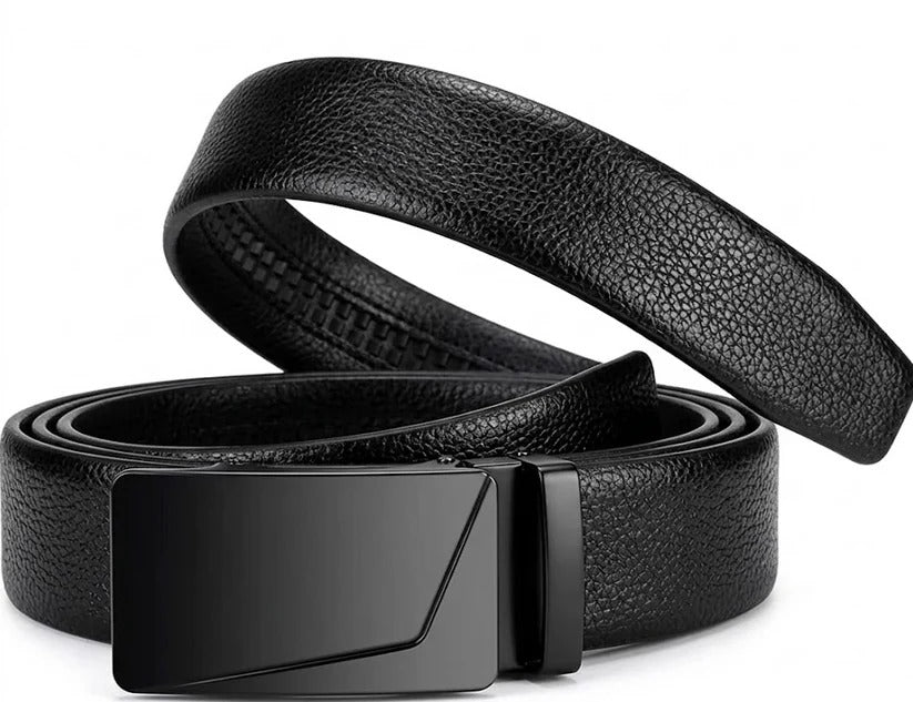 Black Automatic Ratchet Belt for Men | Premium Autolock Dress Belt – Strapletic