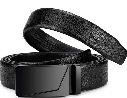 Black Automatic Ratchet Belt for Men | Premium Autolock Dress Belt – Strapletic