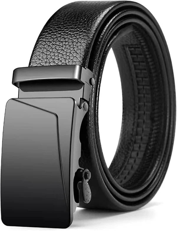 Black Automatic Ratchet Belt for Men | Premium Autolock Dress Belt – Strapletic