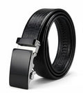 Black Automatic Ratchet Belt for Men | Casual & Formal Autolock Belt – Strapletic