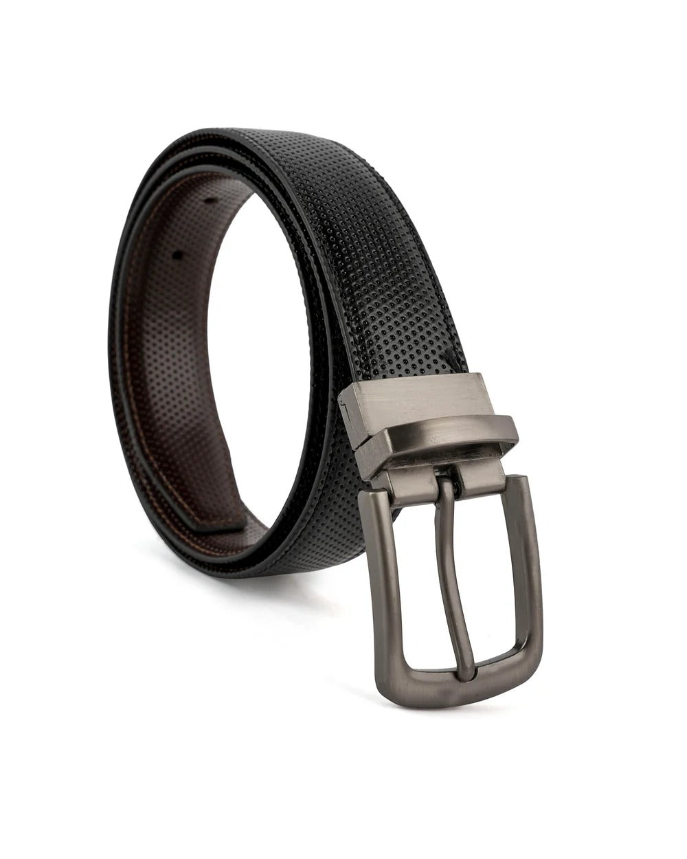 2-in-1 Reversible Leather Belt for Men | Brown & Black Formal Belt – Strapletic
