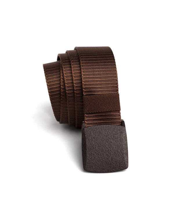 Brown Nylon Belt for Men | Durable Everyday Casual Belt – Strapletic