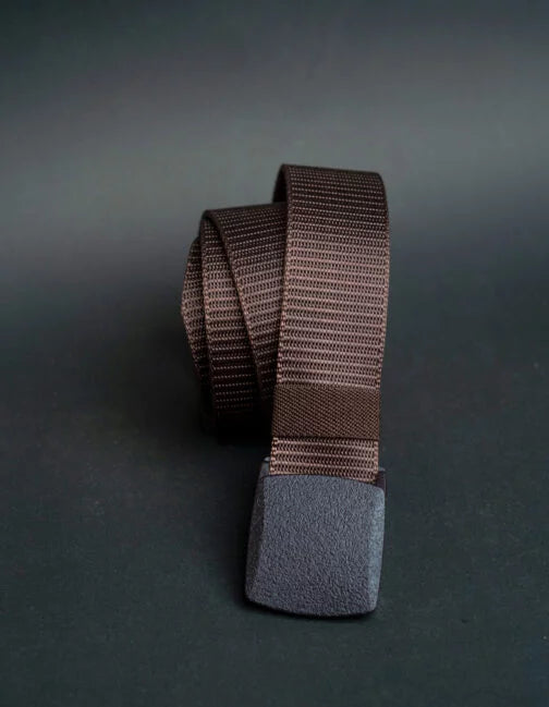 Brown Nylon Belt for Men | Durable Everyday Casual Belt – Strapletic