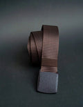 Brown Nylon Belt for Men | Durable Everyday Casual Belt – Strapletic