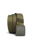 Green Dotted Nylon Belt for Men | Casual Jeans Belt – Strapletic