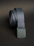 Grey Nylon Belt for Men & Kids | Everyday Casual Belt – Strapletic