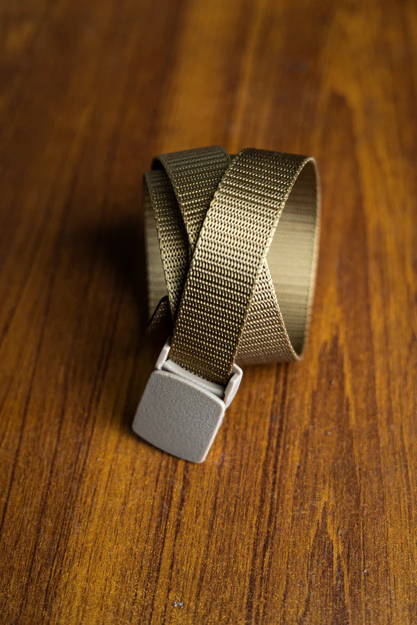 Kids Beige Nylon Belt | Comfortable Adjustable Children's Belt – Strapletic