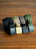 Pack of 4 Dotted Nylon Belts | Best Value Casual Belt Set – Strapletic