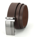 Men's Auto Lock Belt | Premium Brown & Black Formal Dress Belt – Strapletic